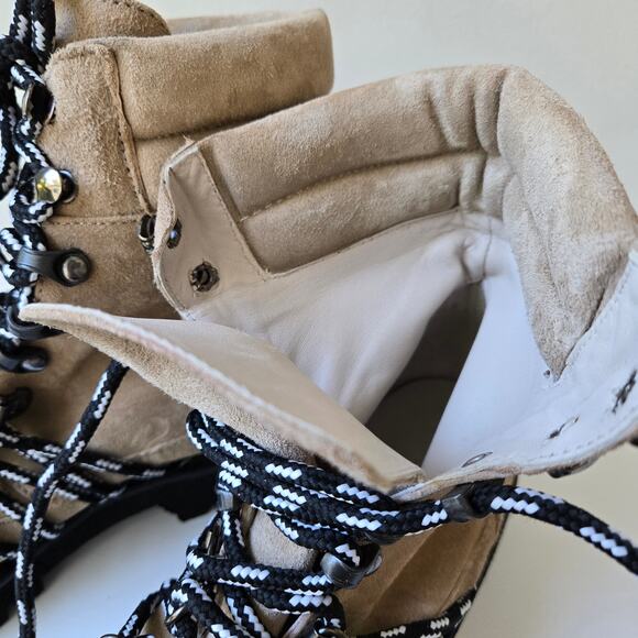 Freda Salvador NEW Claudia Leather Lace Up Combat Platform Lug Boots Women Sz 7 - Picture 7 of 12